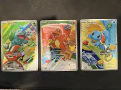Pokemon TCG First Partner Illustration Collection Series 1 Kanto GEN 1 Set - Image 1