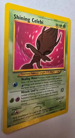 Pokemon Shining Celebi 106/105 Neo Destiny Holo Rare Unlimited - Image 3