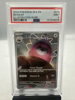Pokemon TCG Bewear 079/064 Illustration Rare SV: Shrouded Fable Holo PSA 9 MINT - Image 1