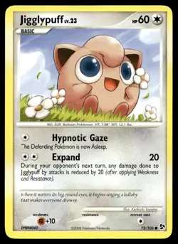 Great Encounters Jigglypuff Common 72/106 2008 Pokemon TCG - Image 1