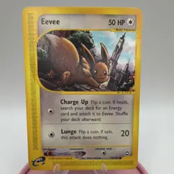 Pokemon TCG Eevee 75/147 Aquapolis 2002 English Basic 50 HP Common HP - Image 1