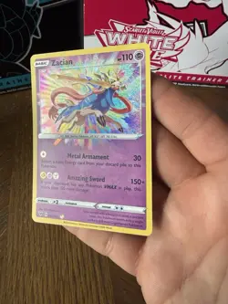 Pokemon Zacian Swsh04: Vivid Voltage Amazing Rare 082/185 Holo - Image 2