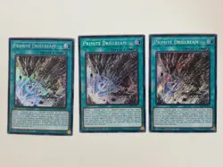 Yugioh - Primite Drillbeam x 3 - 1st Edition Secret Rare NM - Free Holo Card - Image 1