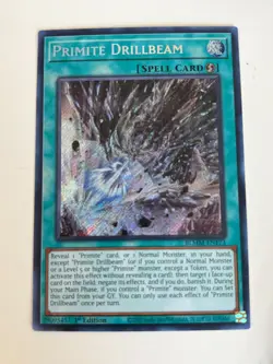 Yugioh - Primite Drillbeam x 3 - 1st Edition Secret Rare NM - Free Holo Card - Image 4