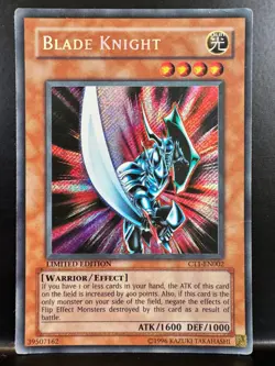 Yu-Gi-Oh! YuGiOh Blade Knight CT1-EN002 Limited Edition Secret Rare - Image 1
