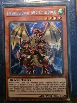 Yu-Gi-Oh! Bewaffneter Drache, der Gerustete Drache, HAC1-DE173, Secret Rare - Image 1