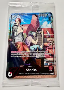 One Piece Shanks OP09-001 L Alt Art | Sealed | PSA Exclusive Promos | 2025 - Image 4