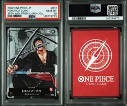 PSA 10 Roronoa Zoro 25th Anniversary One Piece - Image 3
