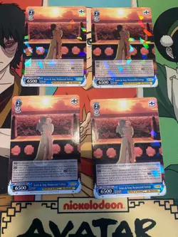 x4 Weiss Schwarz Avatar - Katara & Aang: Reciprocated Feelings - ATLA/WX04-086 R - Image 2