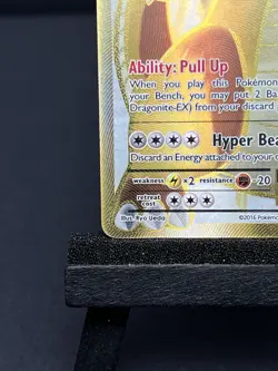 Pokemon Dragonite EX 106/108 XY Evolutions 2016 Full Art Holo Ultra Rare Card - Image 4