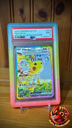 Pokemon TCG - Pikachu EX 238/191 - Prismatic Evolutions SIR - PSA Mint 9 - Image 1