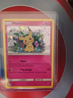 Mimikyu SM163 Holo Pokemon Sun & Moon Team Up Black Star Blister Promo Card HP - Image 1