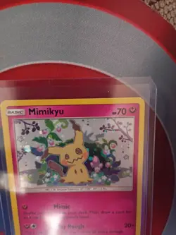 Mimikyu SM163 Holo Pokemon Sun & Moon Team Up Black Star Blister Promo Card HP - Image 2