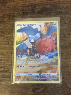 Druddigon Silver Tempest Trainer Gallery Ultra Rare Card TG03/TG30 Pokemon TCG - Image 1