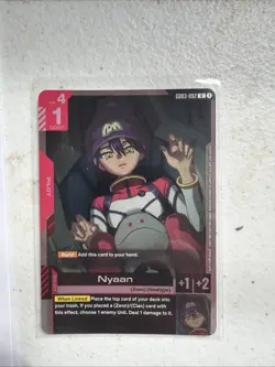 Nyaan Alternate Art Foil - GD03-092 U - Gundam TCG Card Game - Image 1