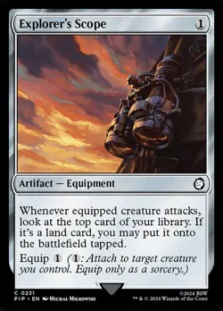 Explorer's Scope - Non-Foil - Fallout - 231 | MTG Card - Image 1