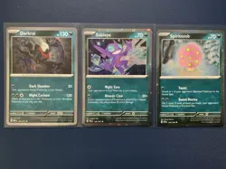 Pokemon TCG Triple Whammy Promo Cards - Darkrai, Sableye, Spiritomb - Image 1