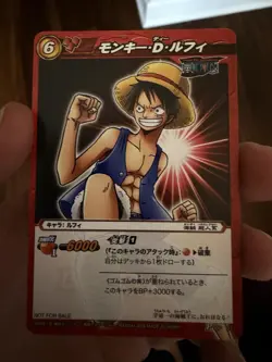 Monkey D Luffy Miracle Battle ONE PIECE JUMP FEST TOURNAMENT WINNER CARD P OP 01 - Image 1