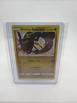Pokemon TCG Shining Rayquaza Holo Rare Card Shining Legends 56/73 - Image 1