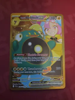 Pokemon TCG Journey Together Iono's Bellibolt EX Hyper Rare Card #188/159 - Image 1