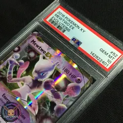 Mewtwo EX 52/108 (PSA 10 GEM MINT) Evolutions Pokemon Cards - Image 3