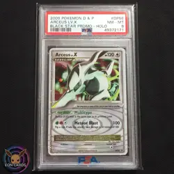 Arceus LV X HOLO RARE DP56 (PSA 8 NM/MINT) DP Black Star PROMO Pokemon Cards - Image 1
