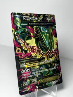 Pokemon TCG M Rayquaza EX Full Art Ultra Rare Card XY Roaring Skies - Image 2
