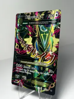 Pokemon TCG M Rayquaza EX Full Art Ultra Rare Card XY Roaring Skies - Image 3