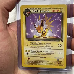 Pokemon TCG Team Rocket 38/82 Dark Jolteon Vintage Card Nintendo Uncommon MP - Image 1