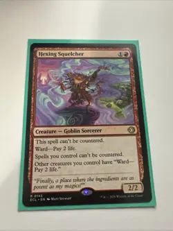 MTG Magic the Gathering Hexing Squelcher (145p/94) Lorwyn Eclipsed Promos Promo - Image 1
