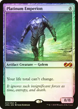 MTG FOIL Platinum Emperion - Ultimate Masters #233 - Image 1