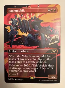 x1 Boommobile - Borderless R MTG Aetherdrift M/NM, English - Image 1
