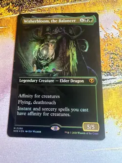 Witherbloom, the Balancer - Foil Extended Art SOS NM MTG - Image 2