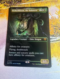 Witherbloom, the Balancer - Foil Extended Art SOS NM MTG - Image 3