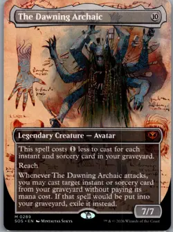 The Dawning Archaic (Borderless) M Secrets of Strixhaven 289 NM - Image 1