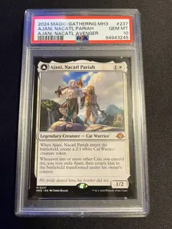 MTG Ajani, Nacatl Pariah Ajani, Nacatl Avenger Modern Horizons 3 0237 PSA 10 - Image 1