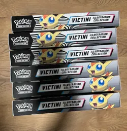 Pokemon TCG: Black Bolt And White Flare Victini Illustration Collection (x6) - Image 3
