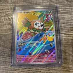 Rowlet MEP043 - 2026 First Partners Illustration Promo Alola - Pokemon Card RARE - Image 1