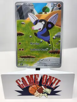 Pokemon Drilbur 124/086 Black Bolt Illustration Rare Full Art sc - Image 1
