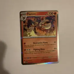 Pokemon Flareon (Master Ball Pattern) 013/131 Sv: Prismatic Evolutions Holo - Image 4