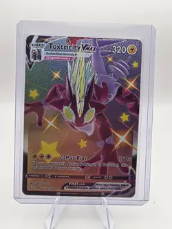Toxtricity VMAX SV113/SV122 Pokemon TCG 2021 Shining Fates Shiny Holo Rare NM - Image 1