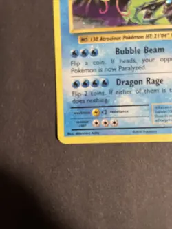 GYARADOS XY Evolutions 34/108 Holo Pokemon Card 2016 - Image 5