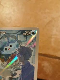 Pokemon TCG Mantyke Illustration Rare SV04: Paradox Rift 189/182 (Has Playwear) - Image 5