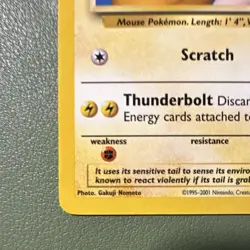 Pokemon Pikachu Wotc Promo 26/53 40 HP Regular Promo 2001 English - Image 2