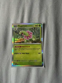 Pokemon TCG - Meganium MEP 001 Mega Evolution Stamped Promo M/NM - Image 1