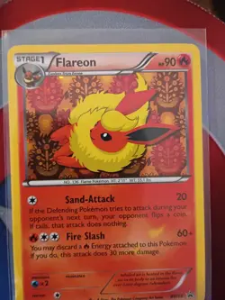 Pokemon TCG Flareon Black & White Black Star Promo Holo BW88 - Image 3