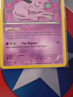 POKEMON UNGRADED ESPEON - BW92 HOLO P BLACK AND WHITE PROMO LP - Image 2