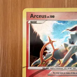 Pokemon TCG Arceus AR3 Arceus Set Holo Rare Basic 80 HP Bright Flame 2009 - Image 3