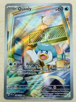 Quaxly 206/193 - Scarlet & Violet Paldea Evolved Illustration Rare - Pokemon NM - Image 1