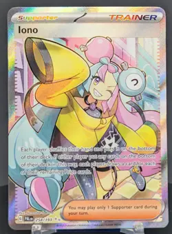 Pokemon Iono #254/193 English Paldea Evolved Ultra Rare Full Art - Image 1